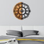 Wallity Wooden Clock - 63 Nogal y Negro